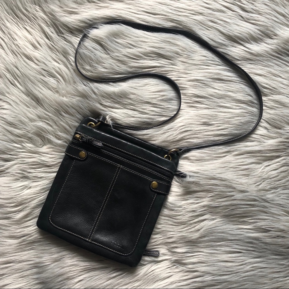 Fossil Multi Pocket Crossbody Purse